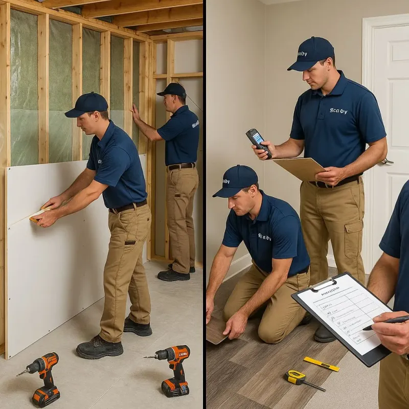 Repairs and Reconstruction process in Boyceville, WI